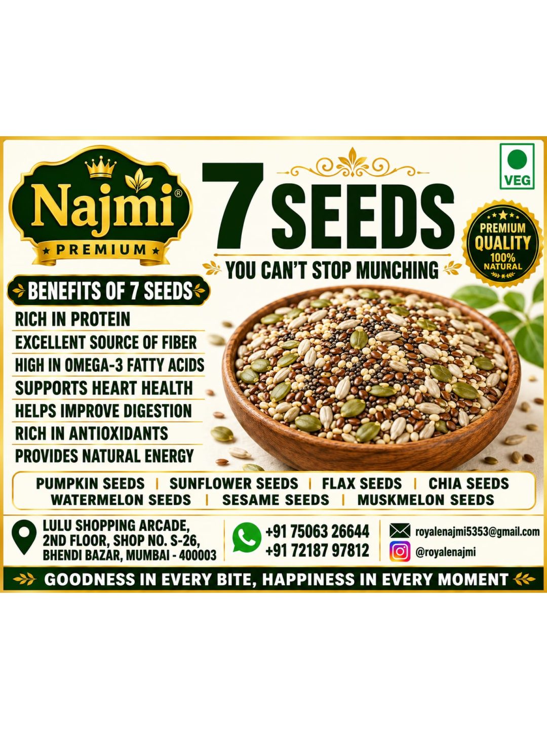 Najmi Premium 7 Seeds