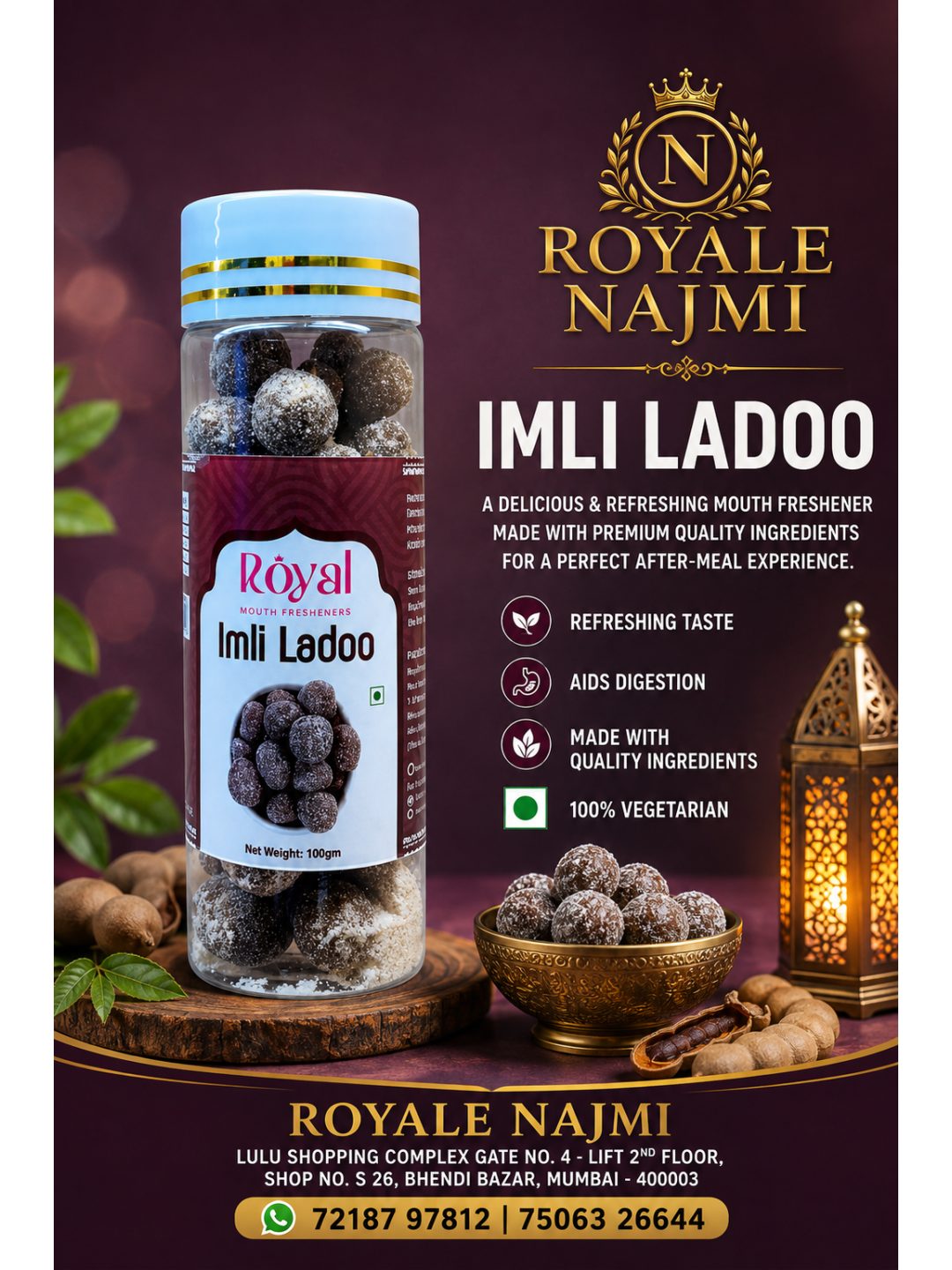 Royal Imli Ladoo Mouth Freshner