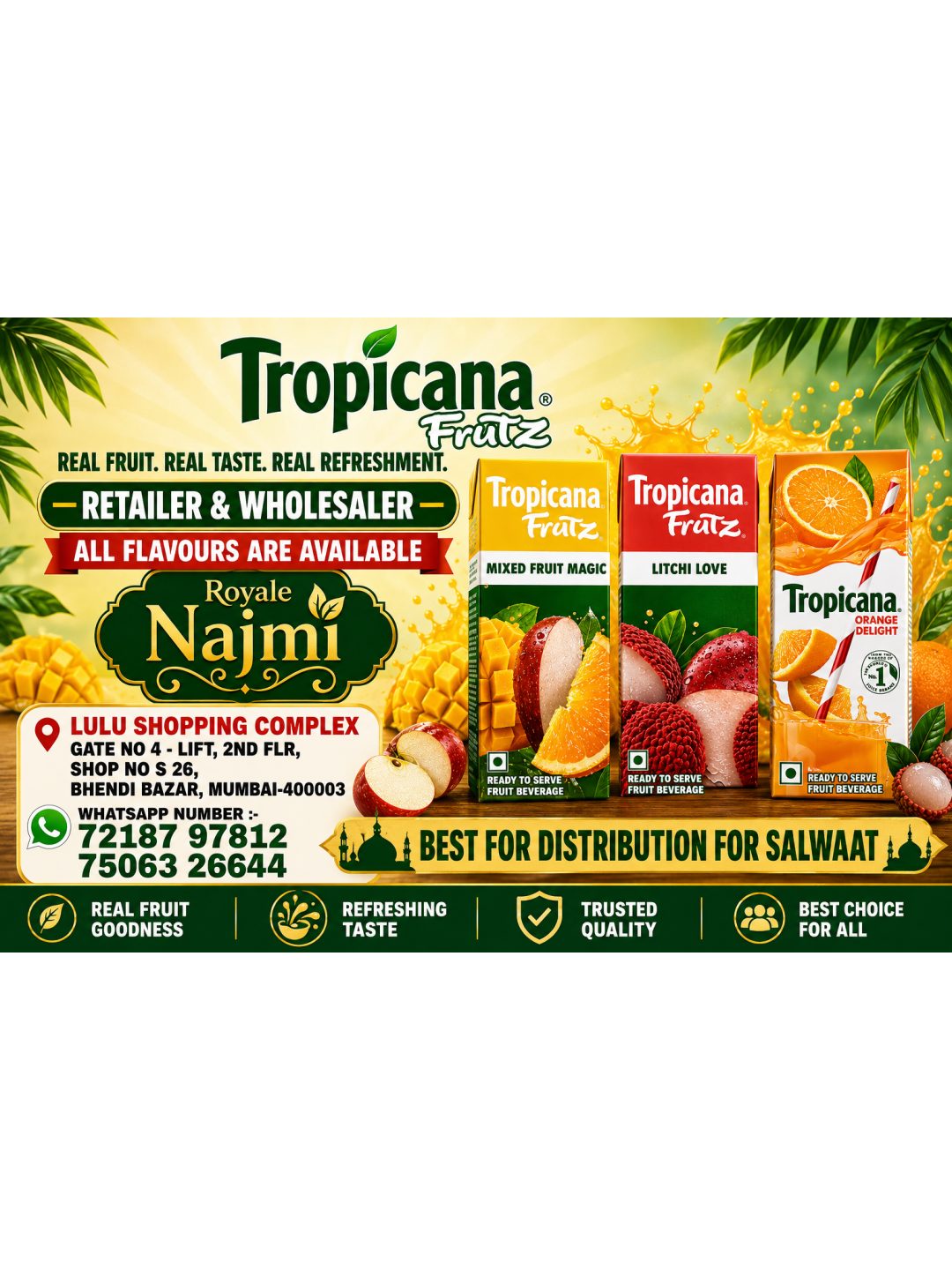 Tropicana Fruit Juice