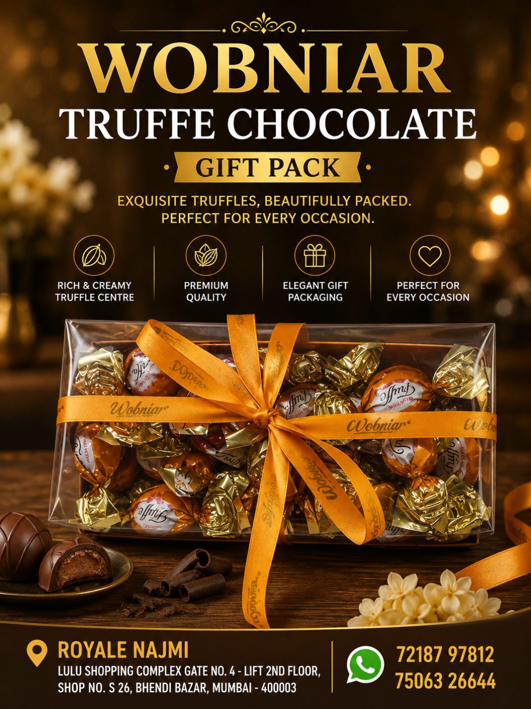 Wobniar Truffe Gift Chocolate Pack