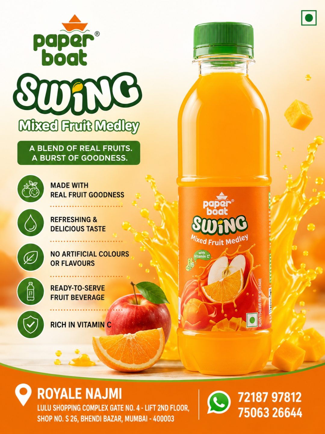 Paper Boat Fruit Juice