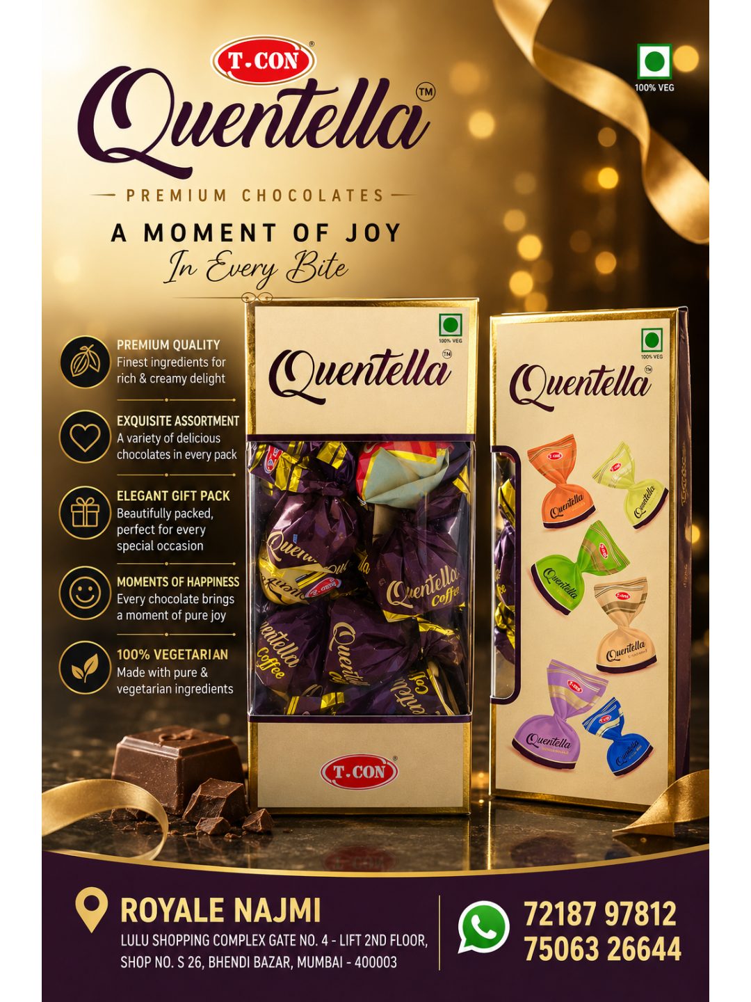 T-Con Quentella Gift Chocolate Pack