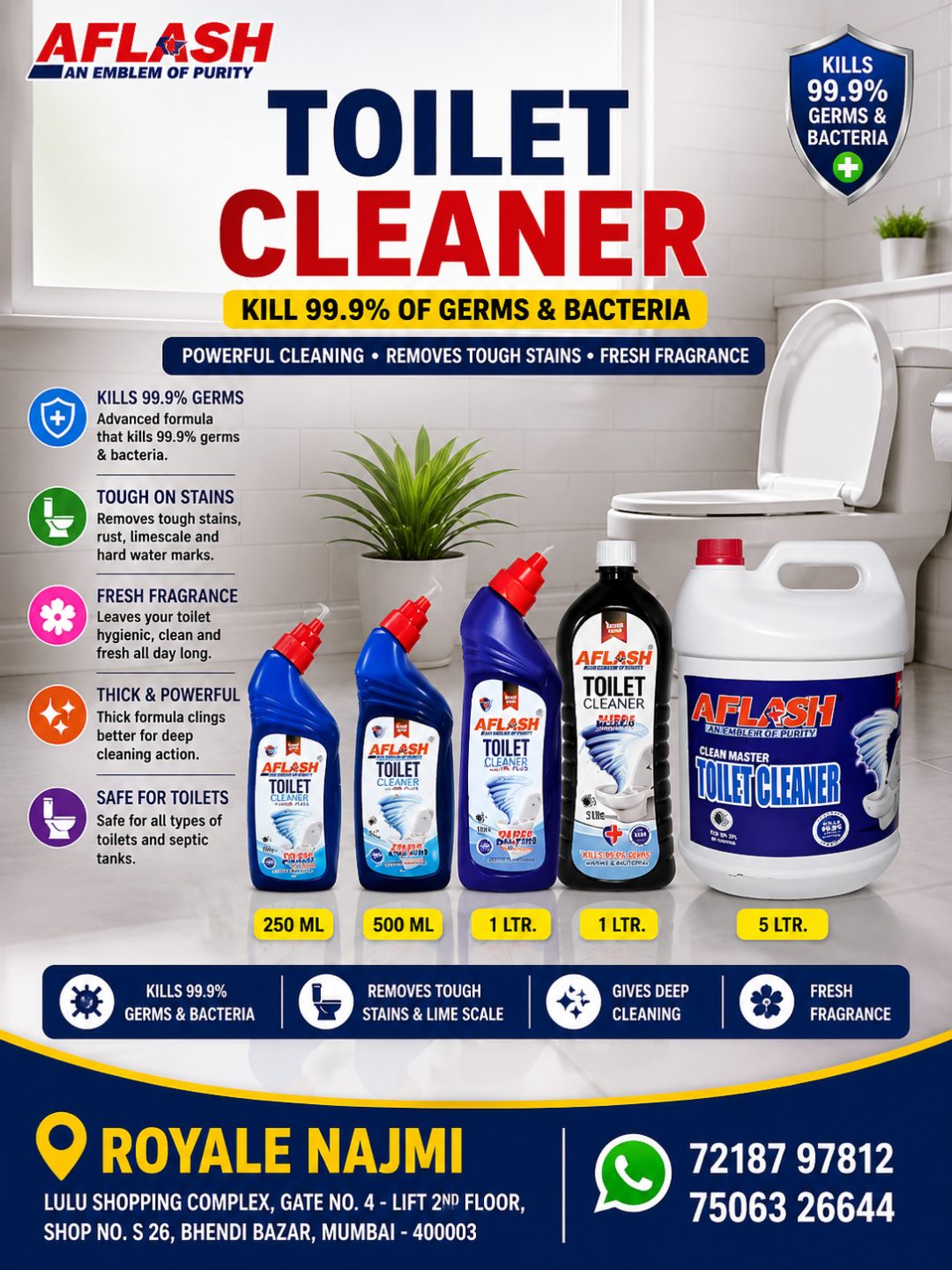 AFLASH TOILET CLEANER